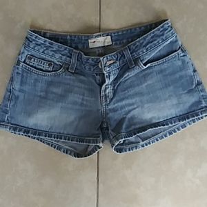 Denim booty shorts